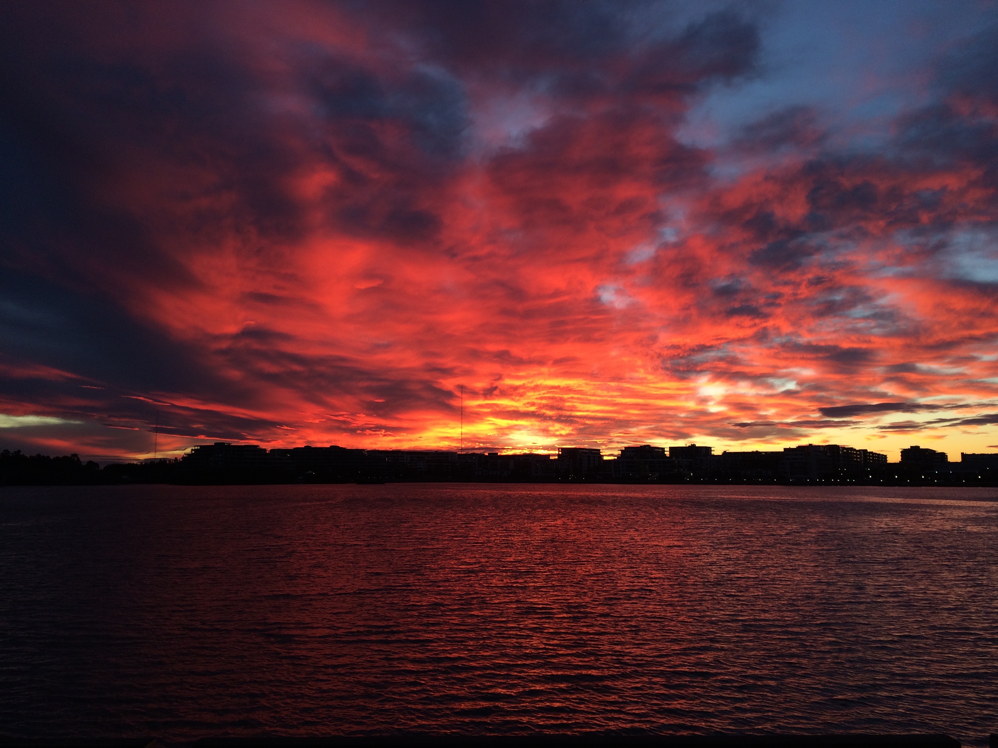 Red Sunset at Rhodes