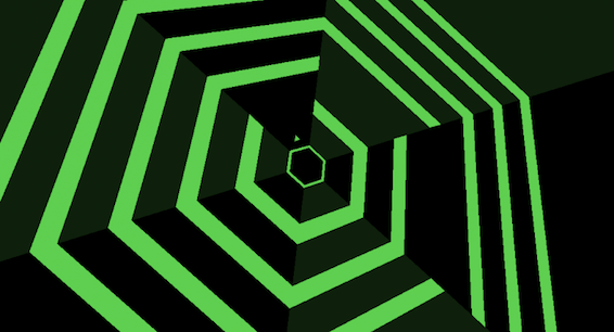 Super Hexagon game